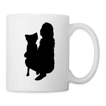 Dog Hund - Tasse - Weiß - Rechts