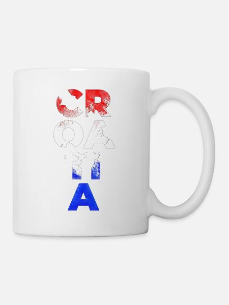 Croatie croate Hrvatska croates vatreni kuna hrv - Mug blanc - blanc