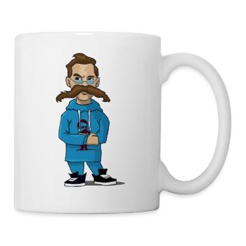 Nietzsche en veste bleue - Mug blanc - blanc - Droite