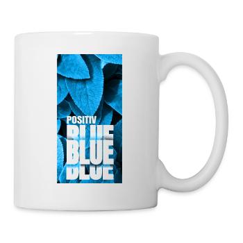 Positiv BLUE Mint - Tasse - Weiß - Rechts