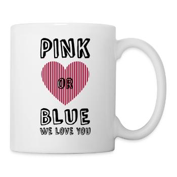 Pregnancy Baby shower Babyshower Boy Girl - Mug - white - Right