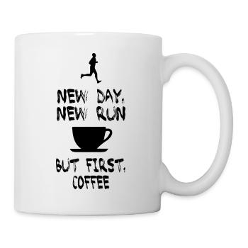 Marathon Triathlon Running Jogging Biking Cycling - Mug - white - Right