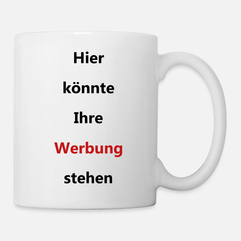Werbung - Tasse - Weiß