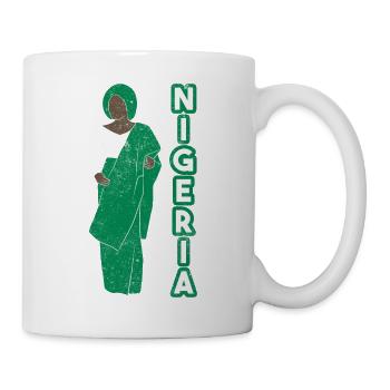 Nigeria Nigerian Africa Flag Pride I Gift - Mug - white - Right