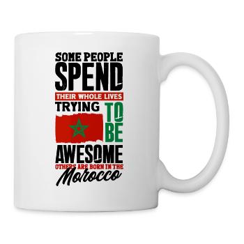 Maroc Maroc Maroc Flag Citation amusante - Mug blanc - blanc - Droite