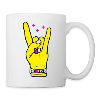 Let's go on - Punk Hand - Mug - white - Right
