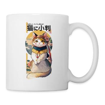 "neko ni koban" - cat - Mug - white - Right