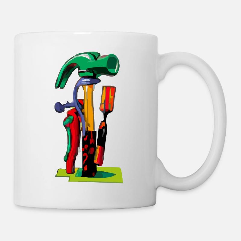Le kit du parfait bricoleur - Mug blanc - blanc
