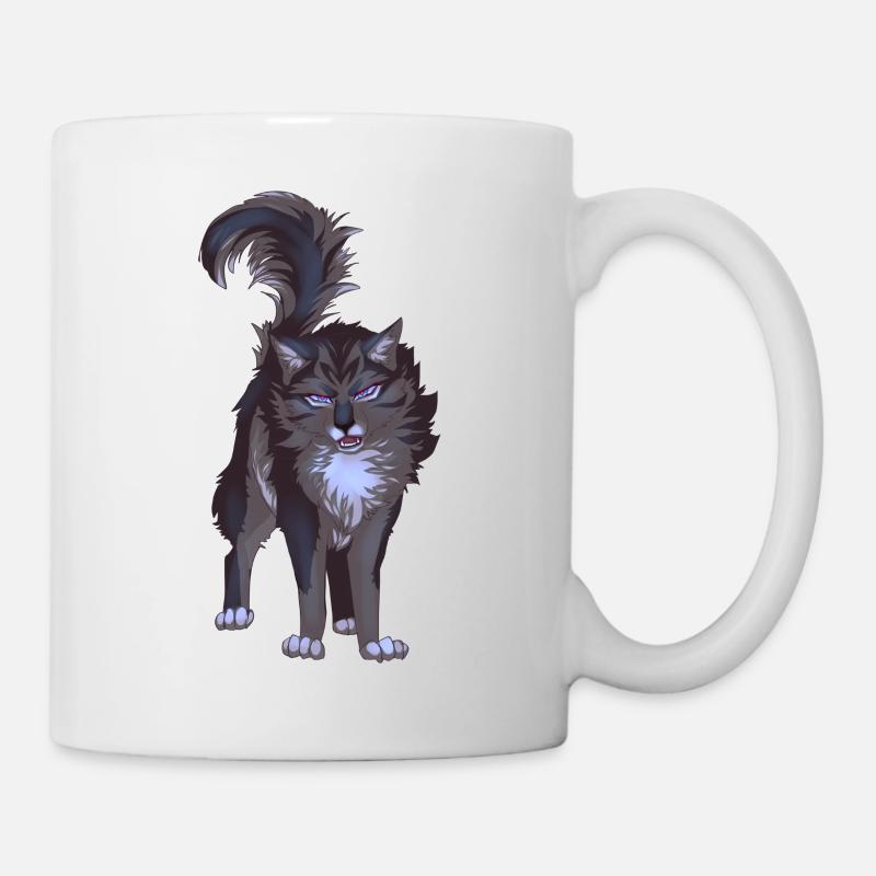Hawkfrost Ural Frost Gatto Grigio Cool - Tazza - bianco
