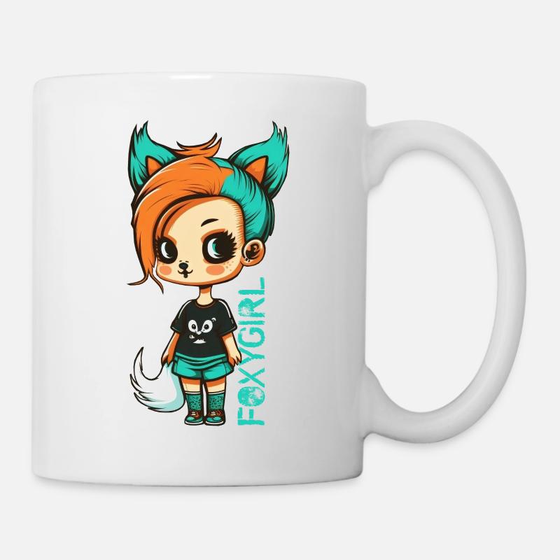 Foxygirl - Mug - white
