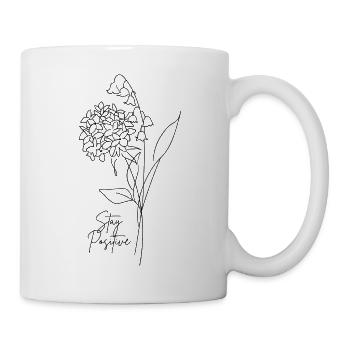 Stay Positive Flower - Mug - white - Right