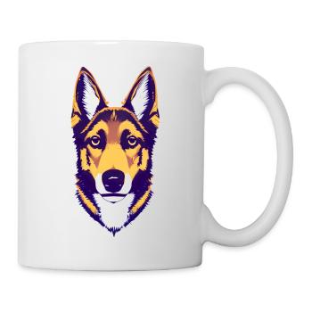 Schäferhund Hundehalter Hunde Hundebesitzer Hund - Tasse - Weiß - Rechts