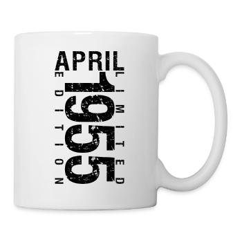 Birthday April 1955 April born in April 1955 - Mug - white - Right