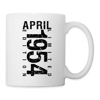 Birthday April 1954 April born in April 1954 - Mug - white - Right