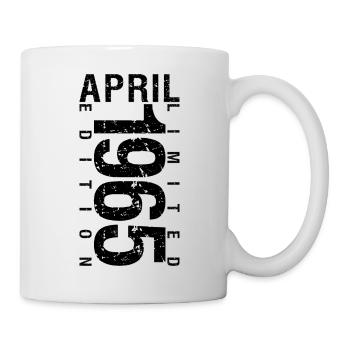 Birthday April 1965 April born in April 1965 - Mug - white - Right