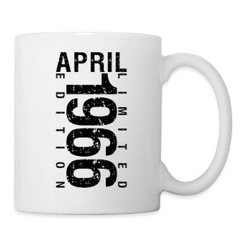 Birthday April 1966 April born in April 1966 - Mug - white - Right