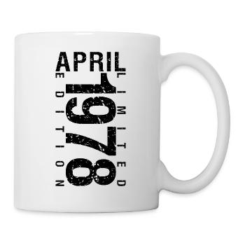 Birthday April 1978 April born in April 1978 - Mug - white - Right