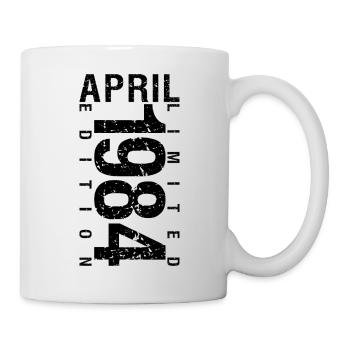 Birthday April 1984 April born in April 1984 - Mug - white - Right