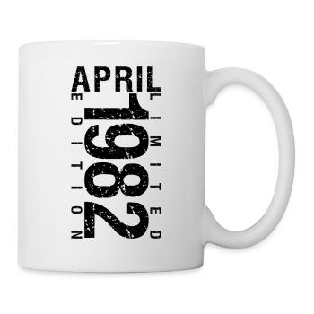 Birthday April 1982 April born in April 1982 - Mug - white - Right