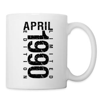 Anniversaire Avril 1990 Avril né en Avril 1990 - Mug blanc - blanc - Droite