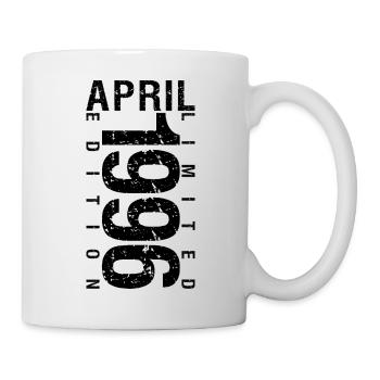 Birthday April 1996 April born in April 1996 - Mug - white - Right