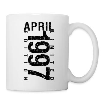 Birthday April 1997 April born in April 1997 - Mug - white - Right
