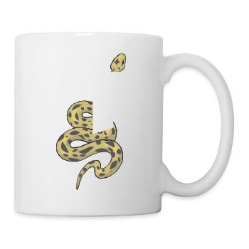 Lettre j serpent - Mug blanc - blanc - Droite