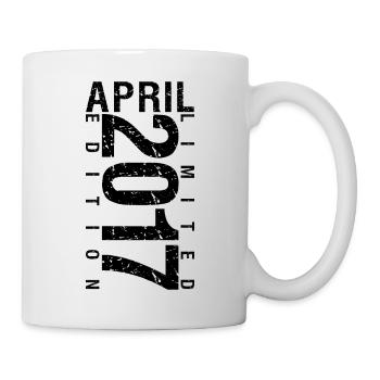Birthday April 2017 April born in April 2017 - Mug - white - Right
