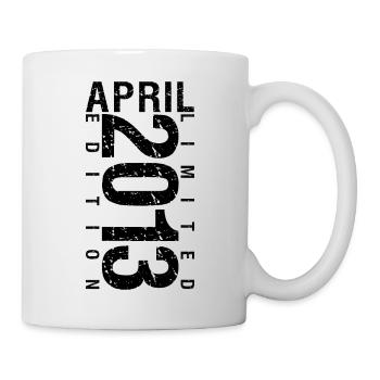 Birthday April 2013 April born in April 2013 - Mug - white - Right