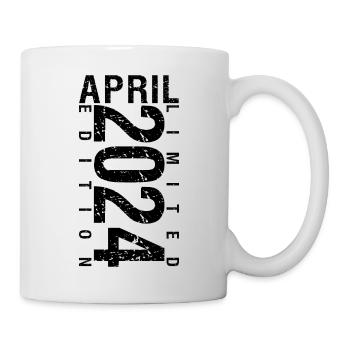 Birthday April 2024 April born in April 2024 - Mug - white - Right