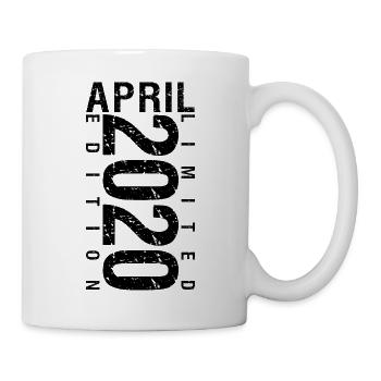 Geburtstag April 2020 April geboren im April 2020 - Tasse - Weiß - Rechts