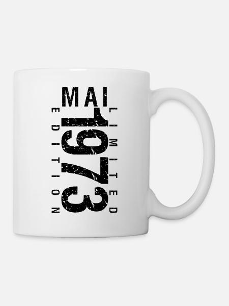 Anniversaire Mai 1973 Mai né en May 1973 - Mug blanc - blanc