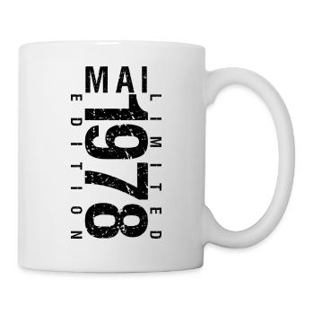 Anniversaire Mai 1978 Mai né en May 1978 - Mug blanc - blanc - Droite