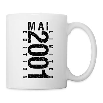 Anniversaire Mai 2001 Mai né en May 2001 - Mug blanc - blanc - Droite