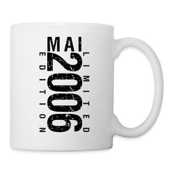 Anniversaire Mai 2006 Mai né en May 2006 - Mug blanc - blanc - Droite