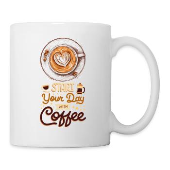 Café Amateur de Café Tasse à café Barista Vintage - Mug blanc - blanc - Droite