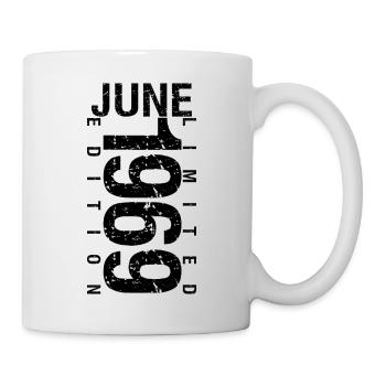 Geburtstag Juni 1969 Juni geboren im Juni 1969 - Tasse - Weiß - Rechts