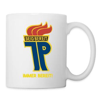 DDR Pionier Ostalgie Geschenkidee - Tasse - Weiß - Rechts