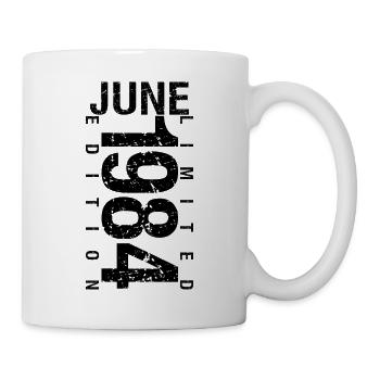 Birthday June 1984 June born in June 1984 - Mug - white - Right