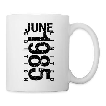 Anniversaire Juin 1985 Juin né en June 1985 - Mug blanc - blanc - Droite