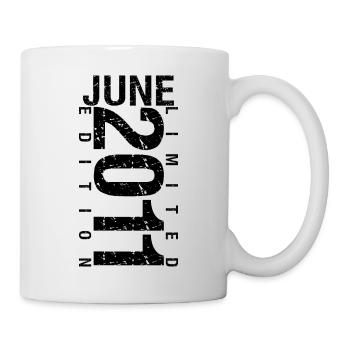 Birthday June 2011 June born in June 2011 - Mug - white - Right