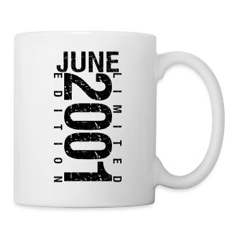 Anniversaire Juin 2001 Juin né en June 2001 - Mug blanc - blanc - Droite