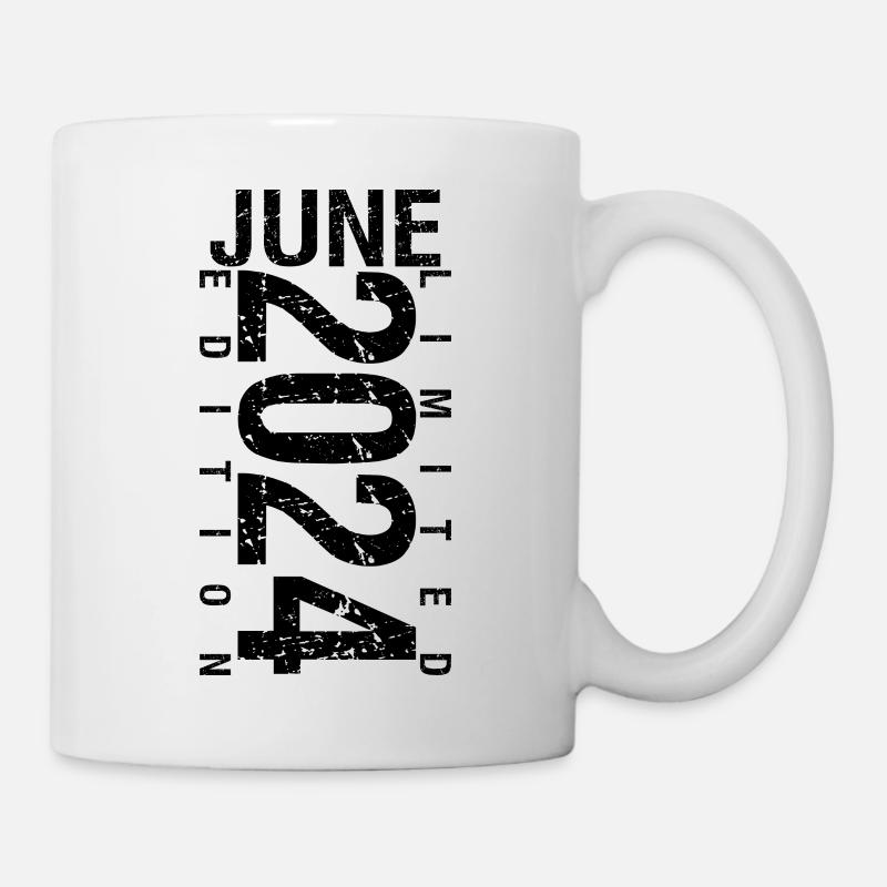 Geburtstag Juni 2024 Juni im Juni 2024 geboren - Tasse - Weiß