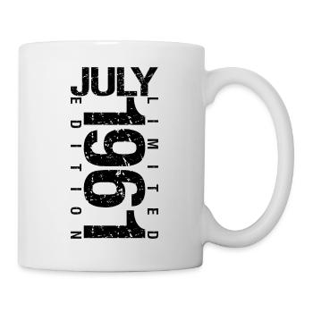 Birthday July 1961 July born in July 1961 - Mug - white - Right