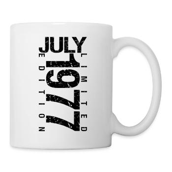 Birthday July 1977 July born in July 1977 - Mug - white - Right