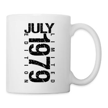 Anniversaire Juillet 1979 Juillet né en July 1979 - Mug blanc - blanc - Droite