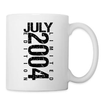 Anniversaire Juillet 2004 Juillet né en July 2004 - Mug blanc - blanc - Droite