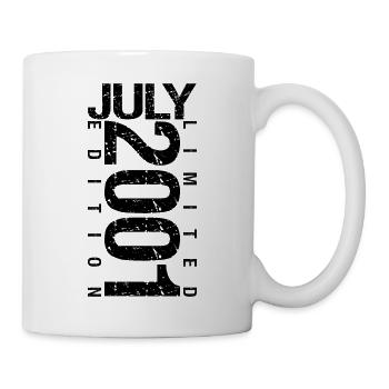 Anniversaire Juillet 2001 Juillet né en July 2001 - Mug blanc - blanc - Droite