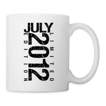 Anniversaire Juillet 2012 Juillet né en July 2012 - Mug blanc - blanc - Droite