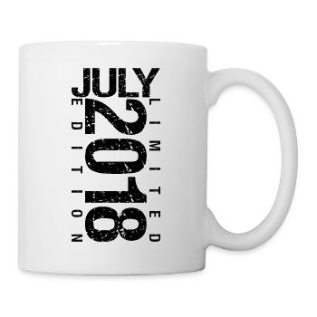 Birthday July 2018 July born in July 2018 - Mug - white - Right